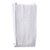 Saco de Papel Branco para Pipoca N2 8cm x 15cm Pacote Com 100 - Imagem 1