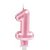 Vela Cromus Perolizada Pink Número 1 Unidade - Imagem 1
