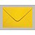 Envelope Carta Cor Amarelo 11cm x 16cm Unidade - Imagem 1