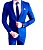 Terno Slim Masculino Azul Royal - Imagem 2