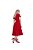 Vestido de tecido com elastano evasê Vermelho Fascínius 3.00292 - Imagem 2