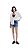 Short Jeans Feminino Barra A Fio Azul • HERING - Imagem 2