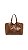 Bolsa Shopping Marrom Envernizada Grande • AREZZO - Imagem 1
