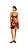 Vestido Farm Curto Estampado Chita Bacana Marrom Tatu • FARM - Imagem 1