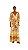 Vestido Cropped Estampado Floral Mari • Farm Amarelo - Imagem 1