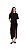 Vestido Cropped Recorte Cintura • Farm Preto - Imagem 1