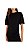 Vestido Cropped Recorte Cintura • Farm Preto - Imagem 3