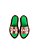 Sandalia Slide Farm Canoa Bicolor Marrom Verde Ivory • FARM - Imagem 2