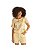 Camiseta Feminina Comfort Linho Estampado • Sommer Bege - Imagem 1