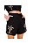 Short Curto Em Linho Bordado • Open Preto - Imagem 1