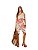 Vestido Curto Lenço Fit Estampado • Open Bege - Imagem 1