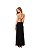 Vestido Longo Com Busto Em Crochê • Open Preto - Imagem 2