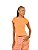 Blusa Feminina Gola Reta Canelada • Open Laranja - Imagem 1