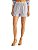 Short Feminino Comfort Com Cós Elástico Listrado • Sommer Branco - Imagem 1