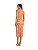 Vestido Slim Acinturado Estampado • Sommer Laranja - Imagem 3