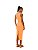 Vestido Midi Slim Drapeado Canelado • Open Laranja - Imagem 2
