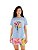 T-Shirt Fit Flores Passarinho • Sommer Azul - Imagem 1