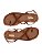 Sandália De Dedo Tiras Finas Marrom • ANACAPRI - Imagem 3