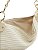 Bolsa Tiracolo Off White Tramada Média Correntes • Arezzo Off Shell - Imagem 5