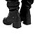 Bota Mississipi De Cano Médio Preta Com Salto Bloco • Mississipi Preto - Imagem 3