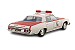 Coleção James Bond 007 Eaglemoss - Chevrolet Bel-Air "Louisiana State Police Car" - 007: Viva e Deixe Morrer - 1/43 - Imagem 7
