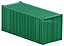 Frateschi - Container 20' Verde - HO - Imagem 1