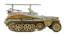 Sucatas - Rommel's Halftrack Sd.Kfz.250 Greif Revell Kiko - 1/32 - Imagem 1