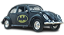 Volkswagen Fusca "Batman" com Fricção (sem caixa) - Imagem 1