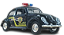 Volkswagen Fusca da Polícia Federal com Fricção (sem caixa) - Imagem 1