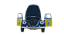 Volkswagen Fusca da Polícia Rodoviária Federal com Fricção (sem caixa) - Imagem 2