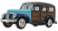 SS - Ford Woody Wagon 1940 com Fricção - Imagem 1