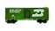 Life Like - Vagão 40 polegadas "Burlington Northern" - HO - Imagem 1