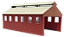 Frateschi - Depósito de Locomotivas (Modelo Montado) - HO - Imagem 1