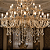Lustre Maria Tereza Nice 28 Braços de Cristal Legítimo E14 – Candelabro Luxuoso para Sala de Jantar - Imagem 9