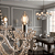 Lustre Maria Tereza Nice 12 Braços de Cristal Legítimo E14 – Candelabro Clássico Luxuoso para Sala de Jantar - Imagem 4