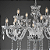 Lustre Maria Tereza Nice 12 Braços de Cristal Legítimo E14 – Candelabro Clássico Luxuoso para Sala de Jantar - Imagem 5