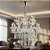 Lustre Maria Tereza Nice 18 Braços de Cristal Legítimo E14 – Candelabro Clássico Luxuoso para Sala de Jantar - Imagem 1