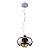 Pendente Plafon em Vidro e Cristal Attractive 21cm G9  Lustre Design Moderno Sala Quarto - Imagem 2