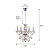 Lustre de Cristal Legítimo France Nice 5 Braços E14 – Pendente Clássico Luxuoso para Sala de Jantar - Imagem 9