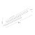 Lustre LED Linear Duplo Perfil Moderno Sala Escritório 36W 80CM Bivolt - Imagem 9