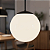 Lustre Pendente Vidro Globo Jabuticaba Balcão Cozinha Quarto Sala Chelsea 1 Lâmpada E27 Bivolt - Imagem 2