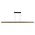 Lustre LED Linear Perfil Pendente Moderno Para Sala de Jantar Estar Cozinha Escritório 36W Bivolt - Imagem 1
