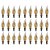 Kit 28 Lâmpadas Filamento Led Vela Bico Torto Âmbar 4W E14 2700K Bivolt - Imagem 1