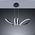 Lustre Sala Pendente Quarto Moderno Led Curvas 42W Sala Quarto Cozinha Bivolt Twisted M2 Bivolt - Imagem 3