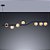 Pendente Jabuticaba Line Retangular 7 Globos Vidro Âmbar Moderno Lustre G9 Bivolt para Sala de Jantar Gourmet - Imagem 9