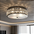 Plafon Luminária De Teto Cristal Redondo 25cm Luxo Sala Quarto - Imagem 6