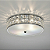 Plafon Luminária De Teto Cristal Redondo 25cm Luxo Sala Quarto - Imagem 3
