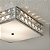 Plafon Luminária De Teto Cristal Quadrado 35cm Luxo Quarto Sala - Imagem 3