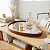 Bandeja Decorativa Espelhada Luxo Para Sala e Lavabo Ciel 36CM - Imagem 7