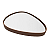 Bandeja Decorativa Espelhada Luxo Para Sala e Lavabo Ciel 36CM - Imagem 1